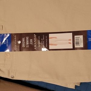 COPY - GLORIA VANDERBILT AMANDA  WOMEN'S SZ-10 COLOR- STONEWOOD